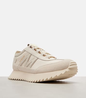 Pacey2 suede-trimmed sneakers | Moncler