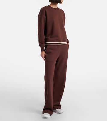 Sudadera de jersey de algodón a rayas | The Upside