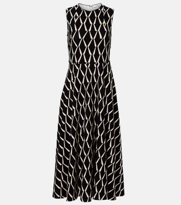 Lampara cotton-blend midi dress | Max Mara