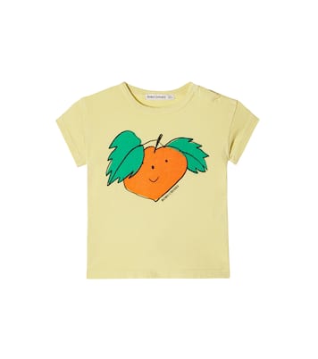 Baby Curious Turnip cotton jersey T-shirt | Bobo Choses