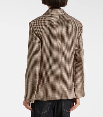 Gita checked linen blazer | 'S Max Mara