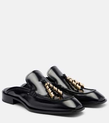 Embellished leather mules | Loewe