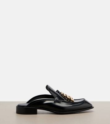 Embellished leather mules | Loewe