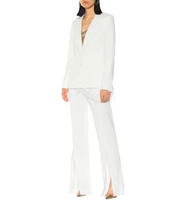 Blazer in crêpe con pizzo | Simkhai