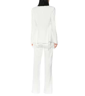 Blazer in crêpe con pizzo | Simkhai