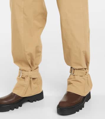 Pantalones de algodón de tiro alto | Lemaire