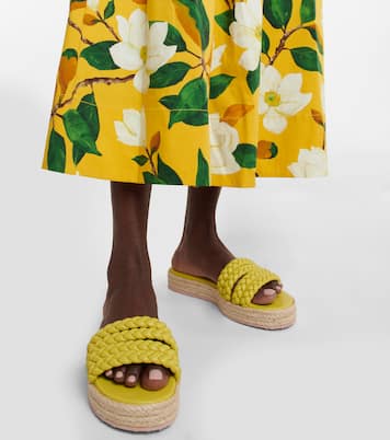 Marbella leather espadrille sandals | Gianvito Rossi