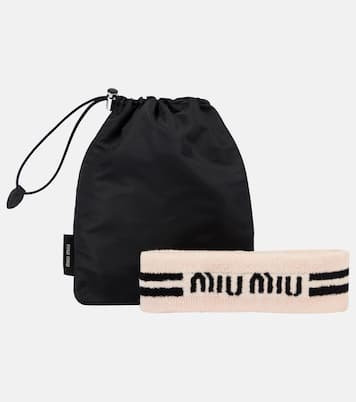 Set bandeau et serre-poignets de tennis | Miu Miu