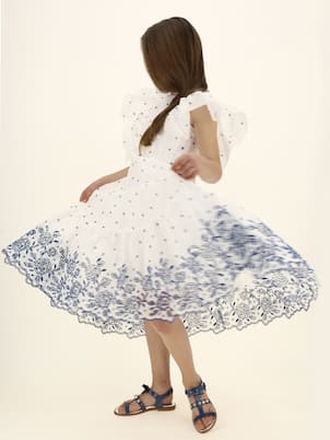Bedrucktes Kleid aus Baumwolle | Monnalisa