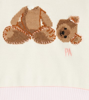 Bestickter Pullover aus Schurwolle | Palm Angels Kids