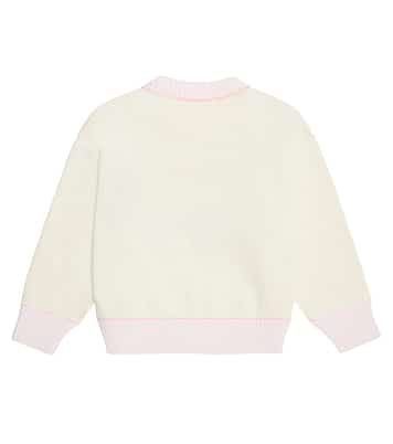 Bestickter Pullover aus Schurwolle | Palm Angels Kids
