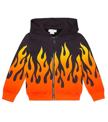 Bedruckte Kapuzenjacke aus Baumwolle | Stella McCartney Kids