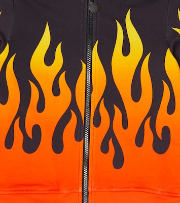 Bedruckte Kapuzenjacke aus Baumwolle | Stella McCartney Kids