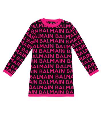 Kleid aus Baumwolle | Balmain Kids