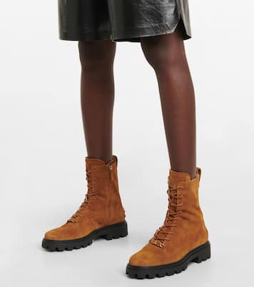 Suede lace-up boots | Tod's