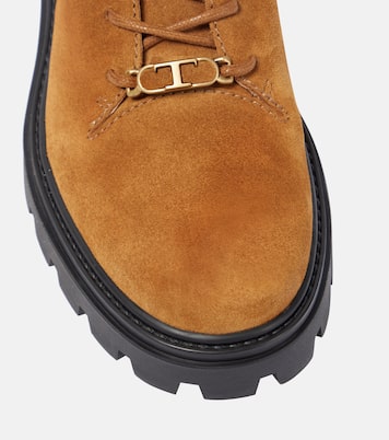 Suede lace-up boots | Tod's