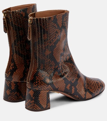 Saint Honore Leather Ankle Boots | Aquazzura