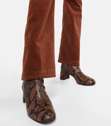 Saint Honore Leather Ankle Boots | Aquazzura
