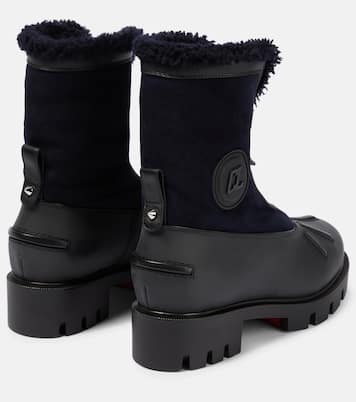 Ankle Boots Glory aus Leder und Veloursleder | Christian Louboutin