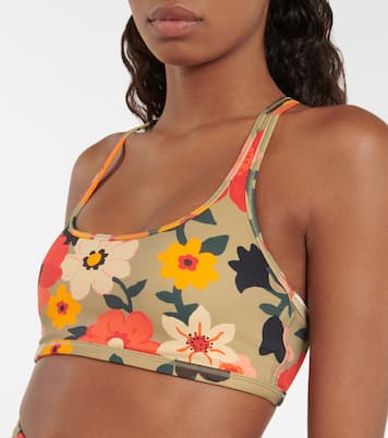 Bedruckter Racerback-Sport-BH | Tory Sport