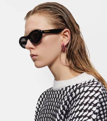 Bombe oval sunglasses | Bottega Veneta