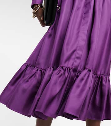 Yard silk satin shirt dress | Max Mara