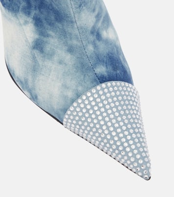 Botas altas en denim tie-dye | Alexandre Vauthier
