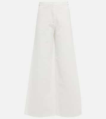 Jeans anchos de tiro alto | Loro Piana