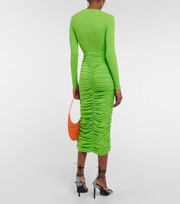 Presley ruched midi dress | Alex Perry