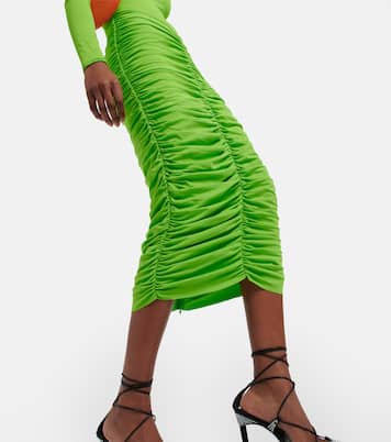 Presley ruched midi dress | Alex Perry