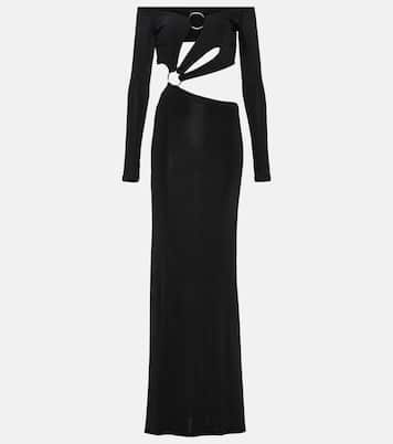 Cutout jersey maxi dress | Louisa Ballou