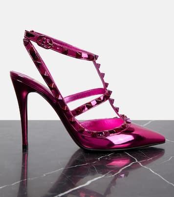 Rockstud metallic leather pumps | Valentino Garavani