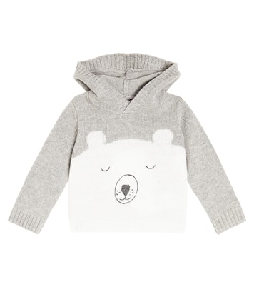 Baby - Felpa in lana con cappuccio | Il Gufo