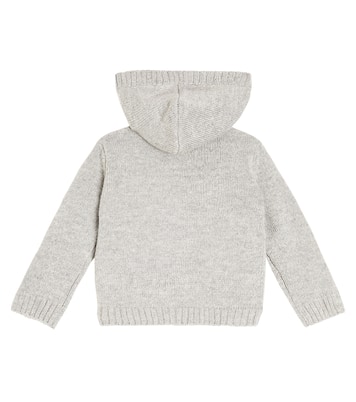 Baby - Felpa in lana con cappuccio | Il Gufo