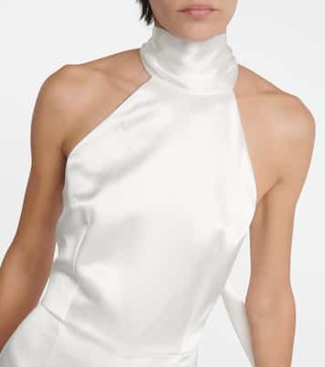 Combi-pantalon de mariée Sienna en satin | Galvan
