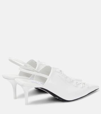 x Jean Paul Gaultier Corset leather pumps | Jimmy Choo