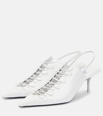 x Jean Paul Gaultier Corset leather pumps | Jimmy Choo