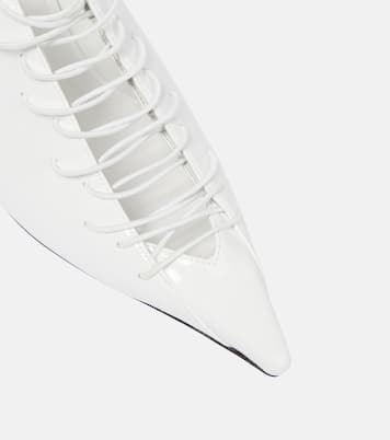 x Jean Paul Gaultier Corset leather pumps | Jimmy Choo