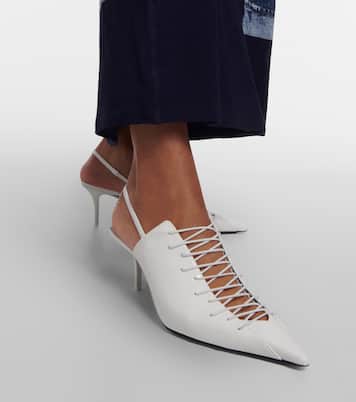 x Jean Paul Gaultier Corset leather pumps | Jimmy Choo