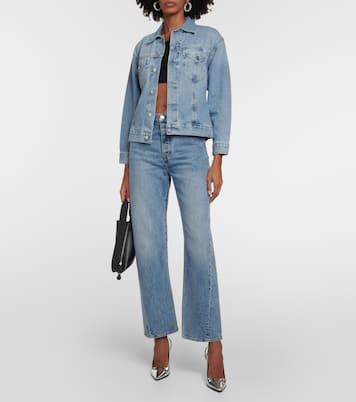 x EmRata – Veste Bell en jean | AG Jeans