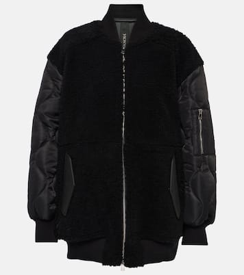 Bomber de borrego y piel | Blancha