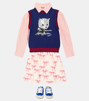 Camisa Wolf de algodón estampada | The Animals Observatory