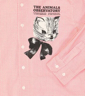 Camisa Wolf de algodón estampada | The Animals Observatory