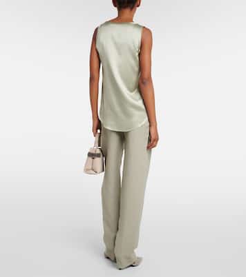 Tank top de mezcla de seda | Brunello Cucinelli