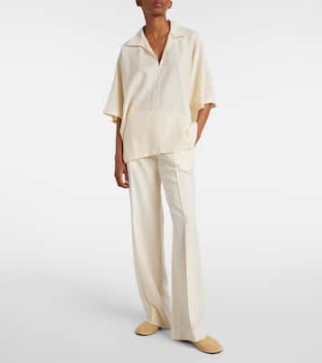 Ballerine Canal in suede | The Row