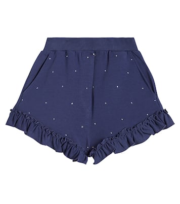 Shorts de forro polar de mezcla de algodón | Monnalisa