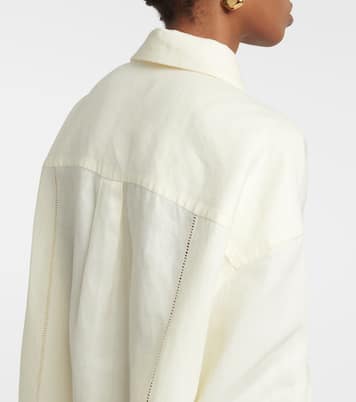 Oversize-Hemd aus Leinen | Bottega Veneta