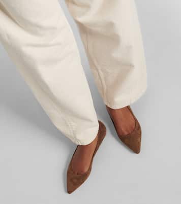 Romy suede ballet flats | Jimmy Choo