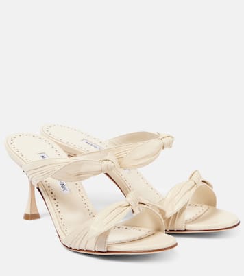 Sandalen Lollo 70 aus Leder | Manolo Blahnik