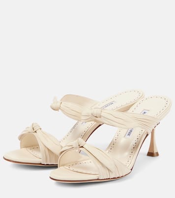Sandalen Lollo 70 aus Leder | Manolo Blahnik